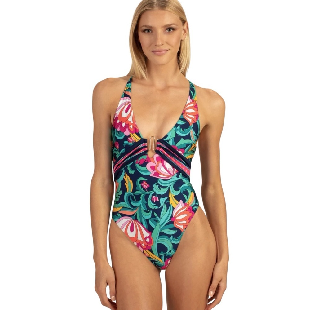 Trina Turk India Garden One-Piece Swimsuit